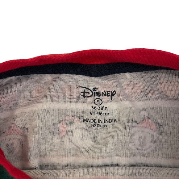 Disney Christmas Shirt Women's Small Long Sleeve Holiday Multicolor Mickey Mouse - Picture 5 of 10